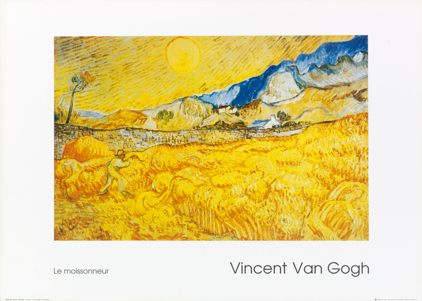 Art Print Vincent Van Gogh - Il Mietitore 70x50cm