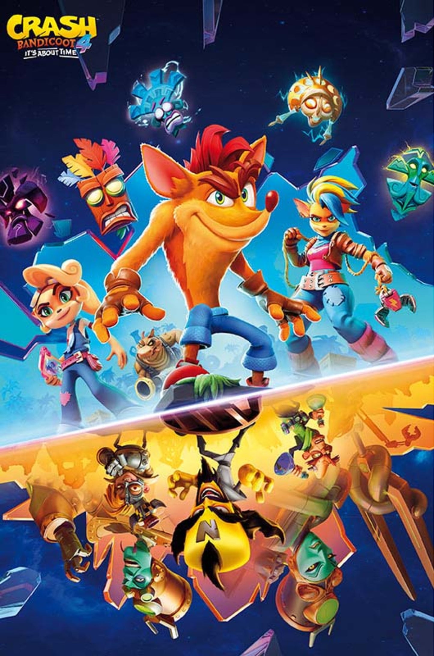 Poster Crash Bandicoot It'S About Time 61x91,5cm