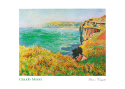 Art Print Claude Monet - Falaise à Varengeville 70x50cm
