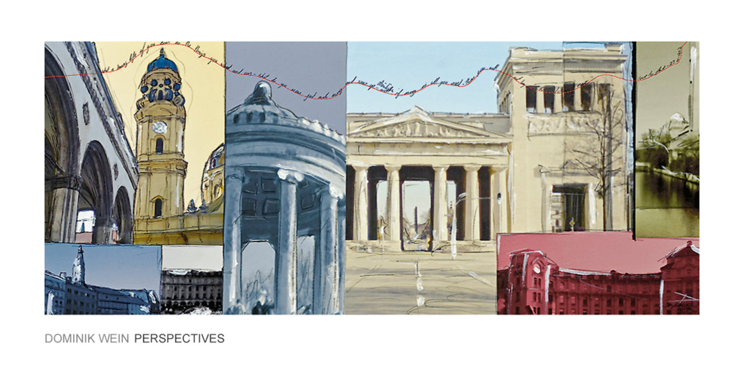 Art Print Dominik Wein - München II 100x50cm