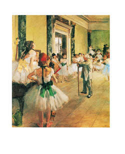 Art Print Edgar Degas - La classe de danse 24x30cm