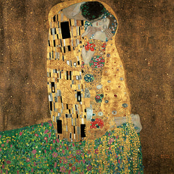 Art Print Gustav Klimt - Der Kuß 98x98cm
