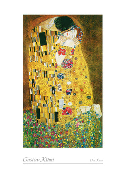 Art Print Gustav Klimt - Der Kuss 50x70cm