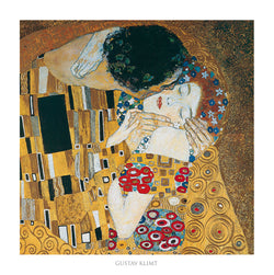 Art Print Gustav Klimt - Il bacio 70x70cm
