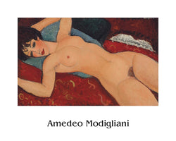 Art Print Amedeo Modigliani Liegender Akt l 50x40cm