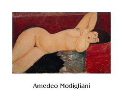 Art Print Amedeo Modigliani Liegender Akt ll 50x40cm