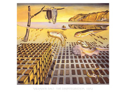 Art Print Salvador Dali - La Desintegration de la Persistance de la Memoire 80x60cm