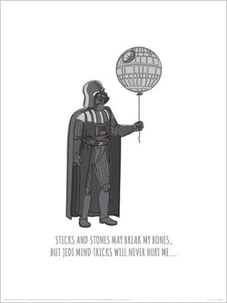Art Print Star Wars Jedi MinTricks 30x40cm