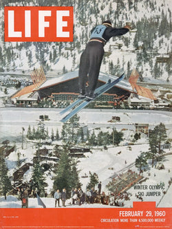 Art Print Time Life Olympic Ski Jumper 30x40cm