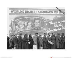 Art Print Time Life World's Highest Standard of Living 40x50cm