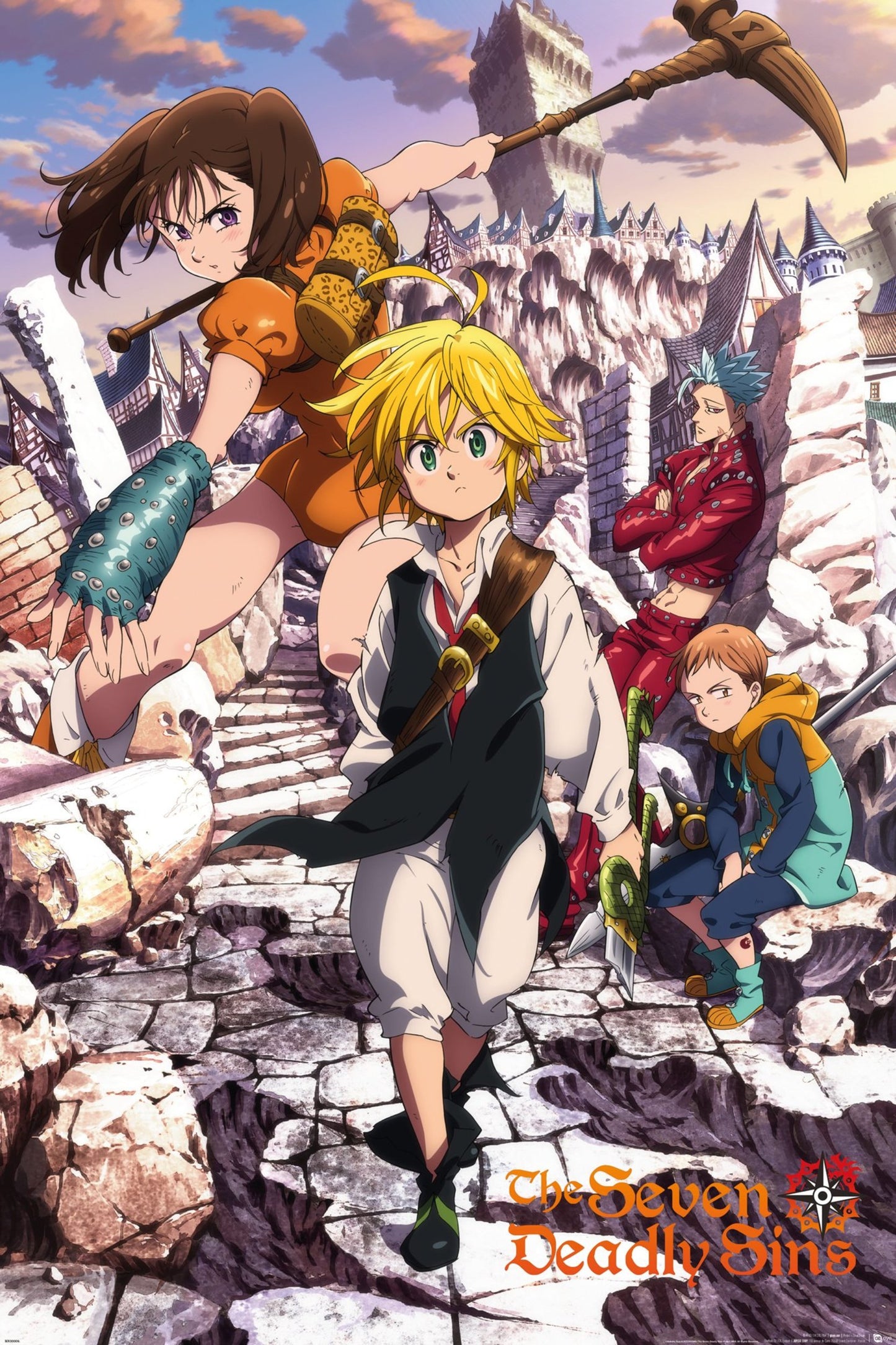 Poster The Seven Deadly Sins Key Art 2 61x91,5cm