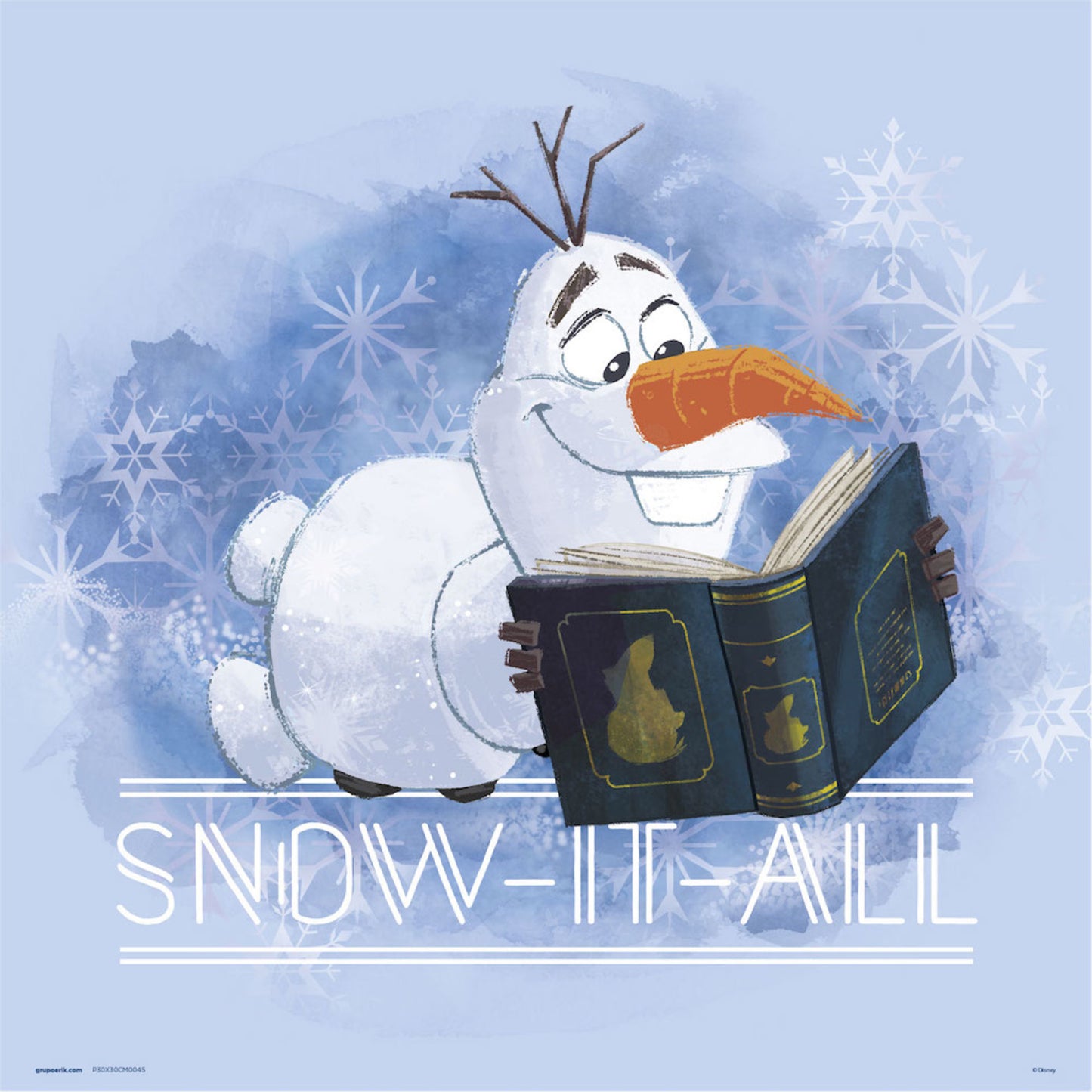 Art Print Frozen In My Natural Element 30x30cm