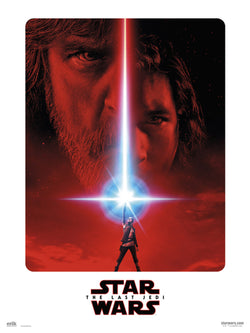 Art Print Star Wars Vill The Last Jedi 30x40cm