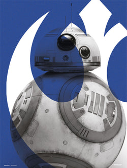 Art Print Star Wars Episode IX BB 8 30x40cm