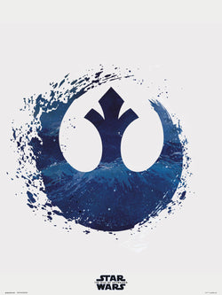 Art Print Star Wars Episode IX Rebel Logo 30x40cm
