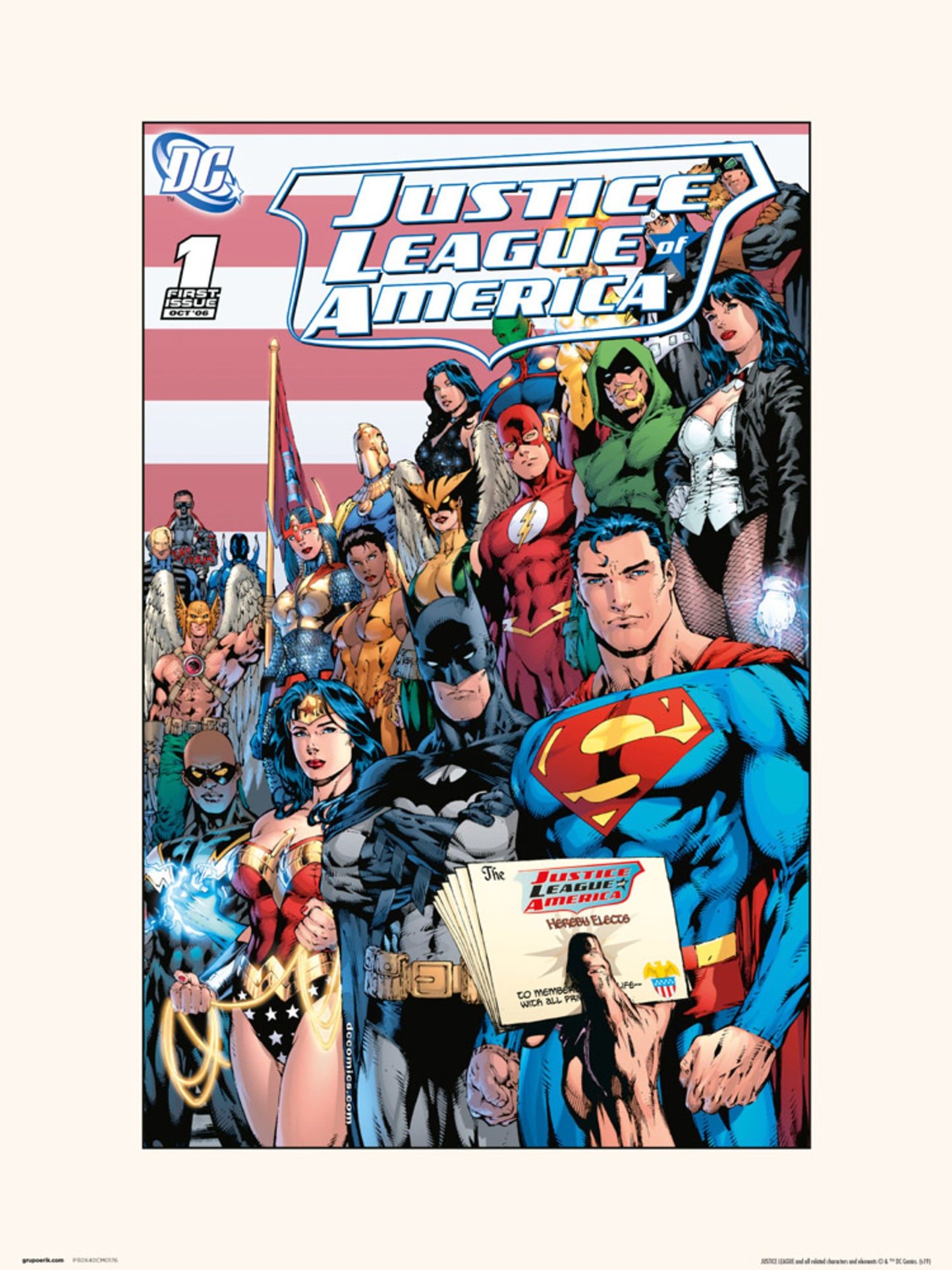 Art Print DC Comics Justice Leage of America Volume 2 No.1 30x40cm