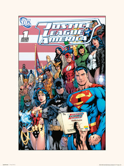 Art Print DC Comics Justice Leage of America Volume 2 No.1 30x40cm