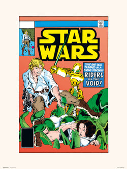 Art Print Star Wars 38 Riders In The Void 30x40cm