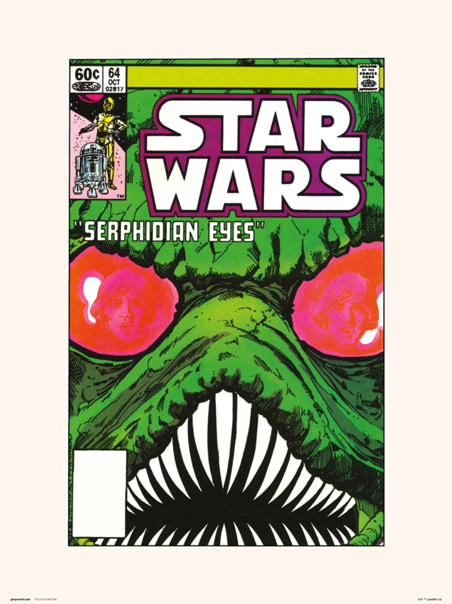Art Print Star Wars 64 Serphidian Eyes 30x40cm