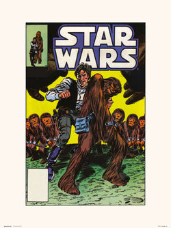 Art Print Star Wars 91 Wookiee World 30x40cm