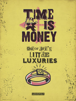 Art Print Monopoly Time Is Money 30x40cm