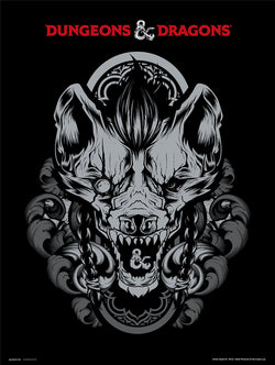 Art Print Dungeons And Dragons Gnoll 30x40cm