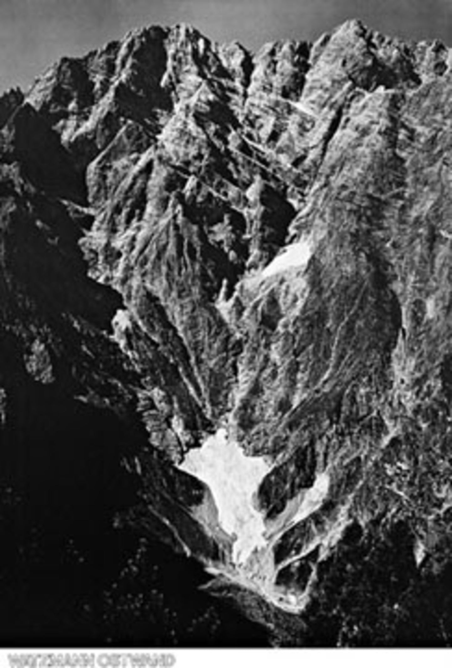 Art Print Anton Hafner - Watzmann Ostwand 68x97cm