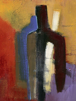 Art Print Bea Danckaert - Big brown, little blue 50x70cm