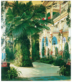 Art Print Karl Blechen - Interior of a Palm House 84x96cm