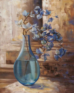 Art Print L. Montillio - Blue Glass Still I 40x50cm