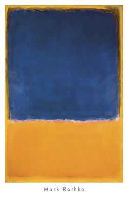 Art Print Mark Rothko - Untitled, 1950 Blue, Yellow 65.8x101.5cm