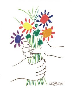 Art Print Pablo Picasso - Bouquet 60x80cm