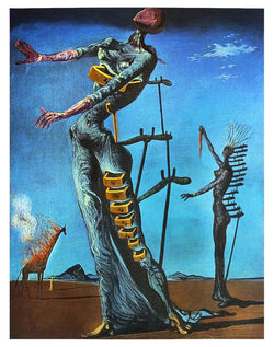 Art Print Salvador Dali - La girafe en feu 60x80cm