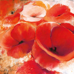 Art Print Thomas Aeffner - Mohnspiel 98x98cm