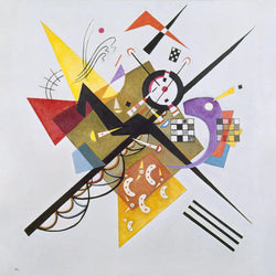Art Print Wassily Kandinsky - Auf Weiss 2 70x70cm