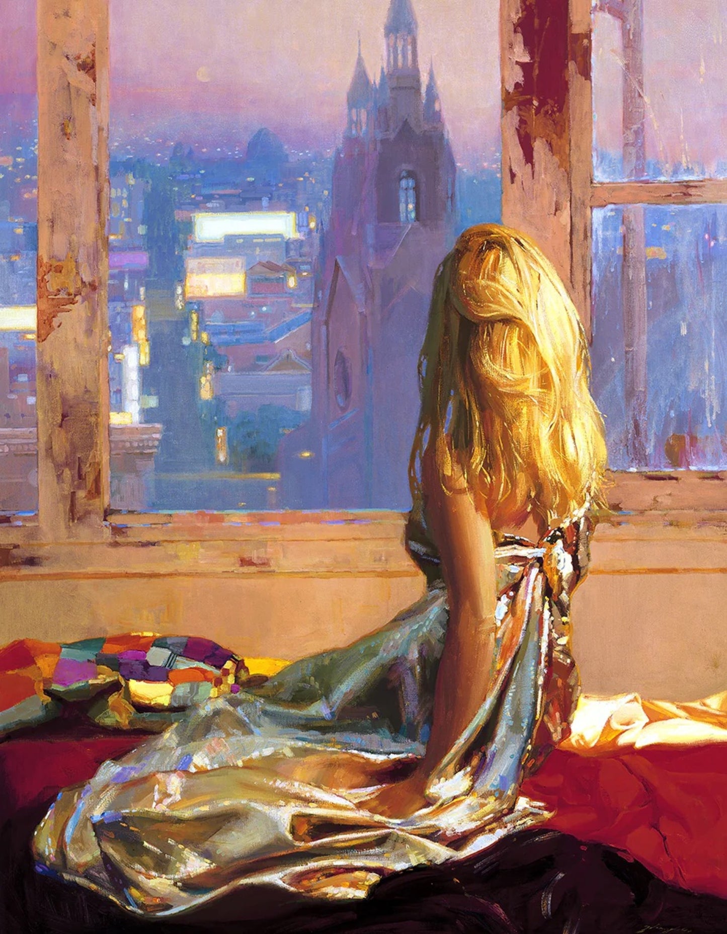 Art Print Zhaoming Wu - Twinkling City 70x90cm