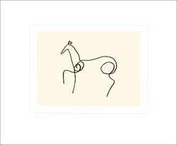 Art Print Pablo Picasso - Le Cheval 50x60cm