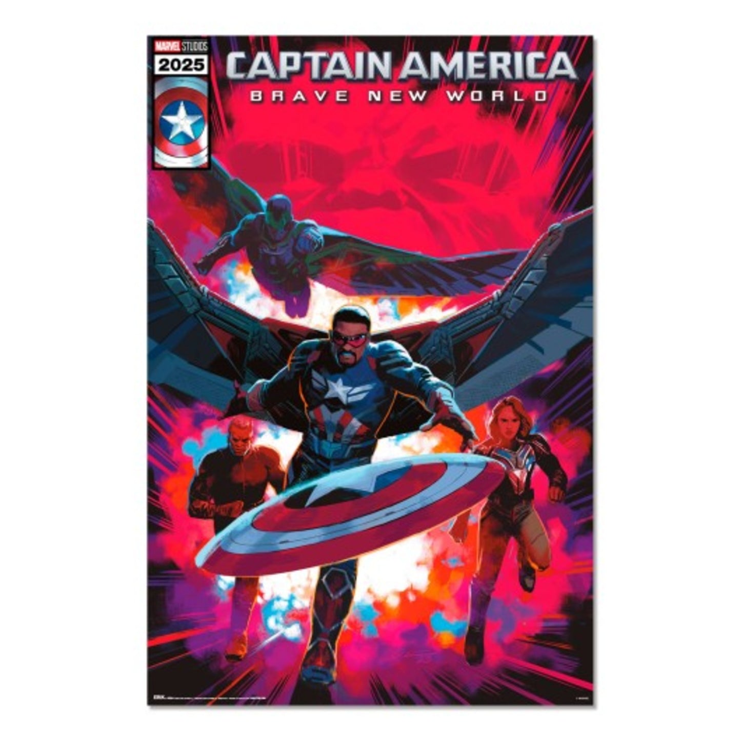 Poster Captain America Brave New World - Comic 61x91,5cm