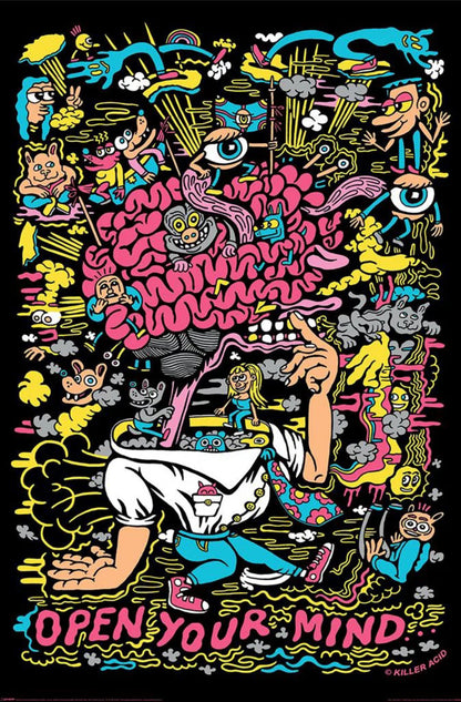 Poster Killer Acid Open Your Mind 61x91,5cm