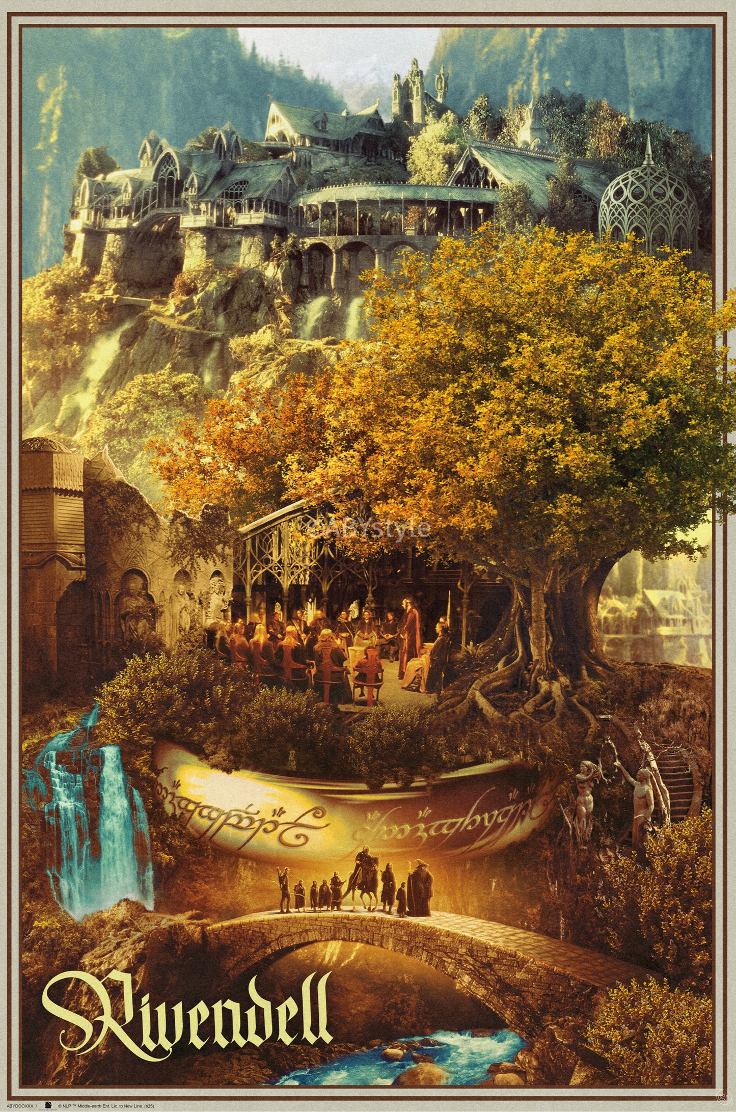 Poster Lord of the Rings - Rivendell 61x91,5cm
