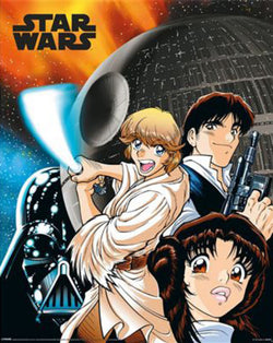Poster Star Wars Manga Madness 40x50cm