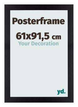 Poster Frame 61x91,5cm Black Matte MDF Parma