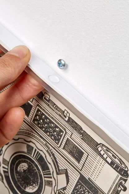 Poster Hangers Transparent 30cm - Strips with Hole Groove