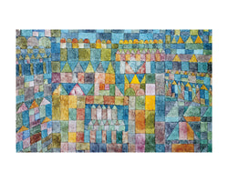 Art Print Paul Klee - Tempelviertel von Pert, 1928 50x40cm