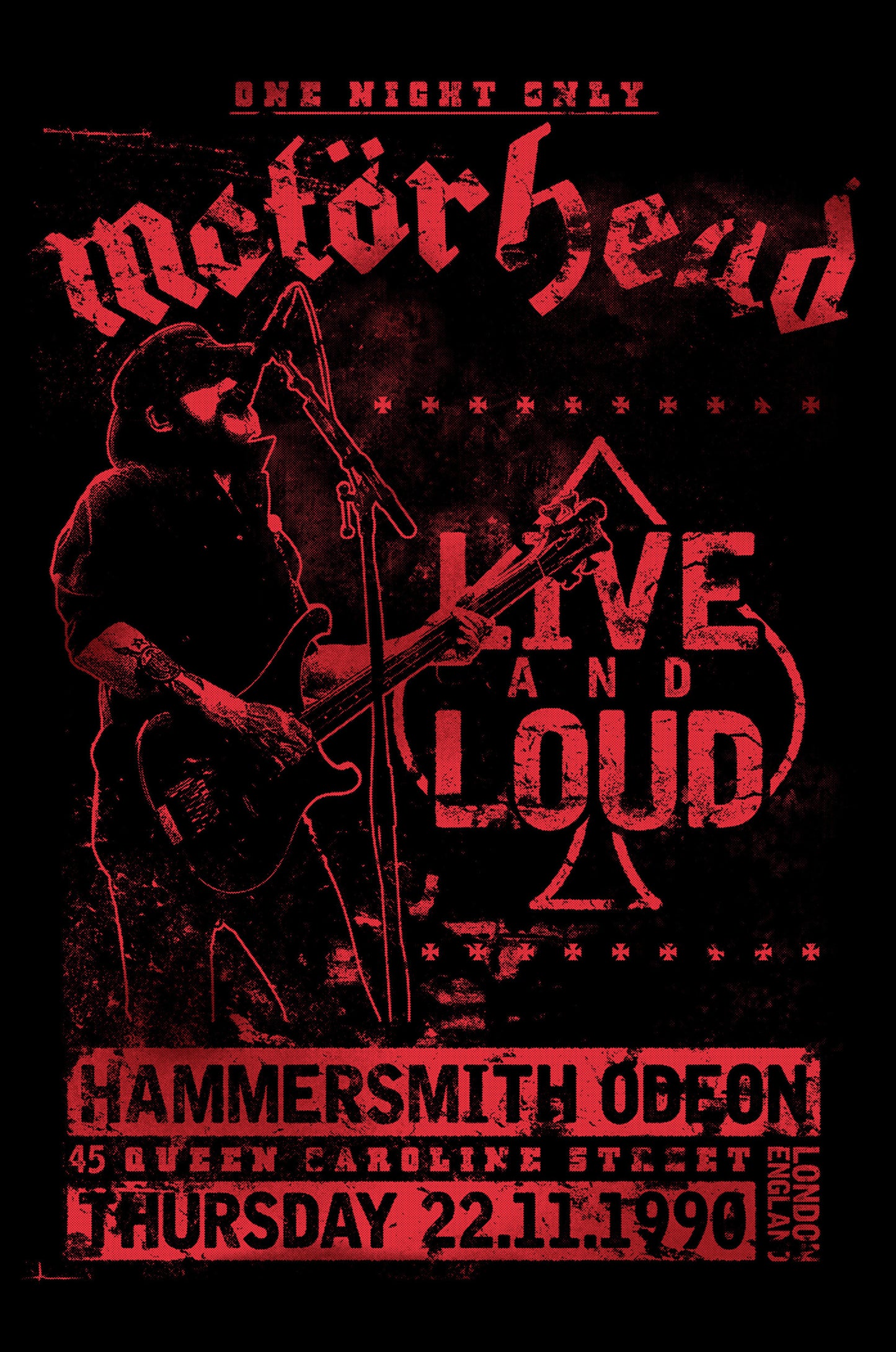Poster Motorhead Live and Loud 61x91,5cm