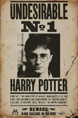 Poster Harry Potter - Undesirable No 1 - 61x91,5cm
