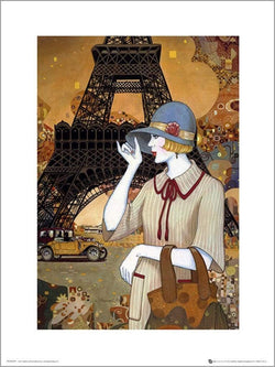 Art Print Helena Lam Paris Adventure 24x30cm