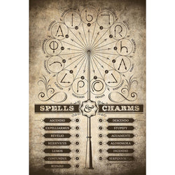 Poster Harry Potter Spells and Charms 61x91,5cm