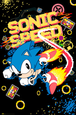 Poster Sonic Speed 61x91,5cm