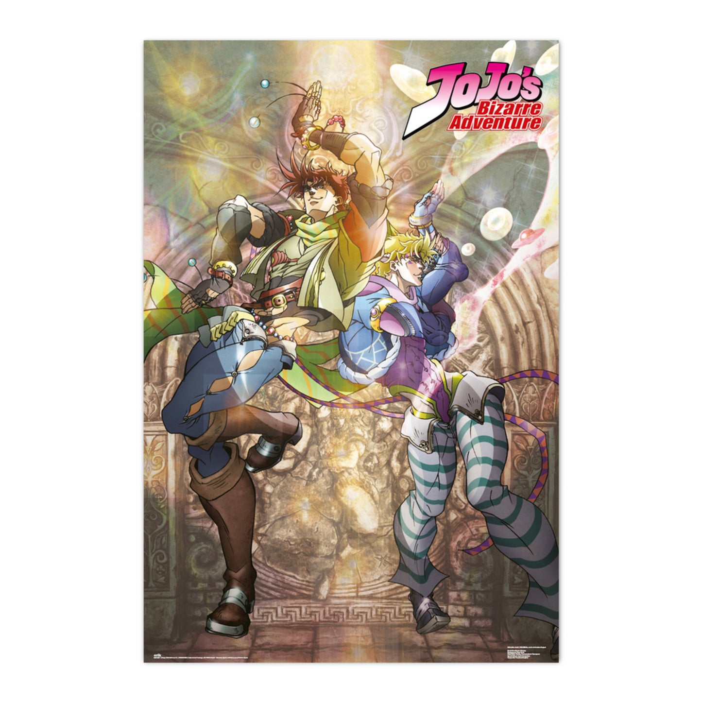 Poster Jojo's Bizarre Adventure Joseph Joestar & Caesar Zeppeli 61x91,5cm